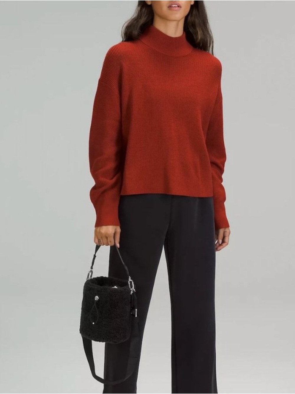 Lululemon Crossbody Bucket Bag Fleece Black NWT - Picture 3 of 11